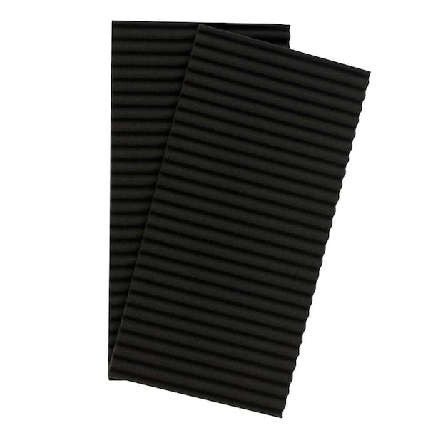 Any Air Window Air Conditioner Foam Insulating Panels, Black, 2PK AMIP - main